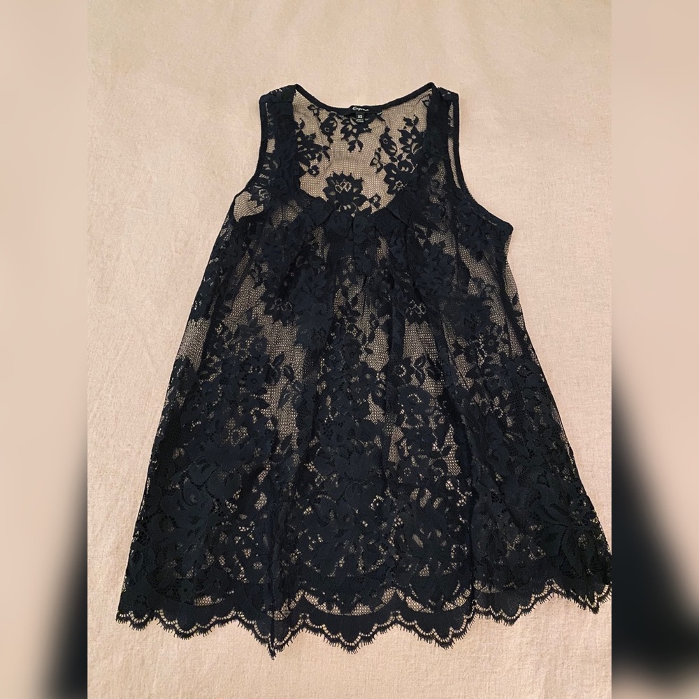 EXPRESS Sheer Lace Tank